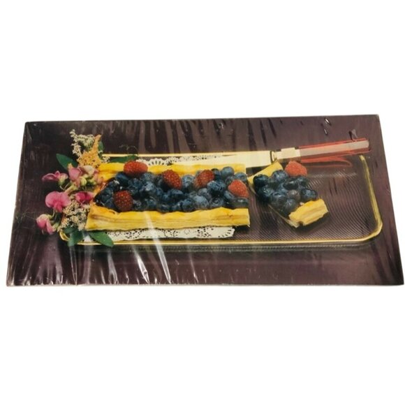 Mikasa Scala Gold Canape Serving Tray West Germany Vintage Discontinued - Picture 7 of 7